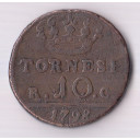 1798 - FERDINANDO IV 10 Tornesi Q/Spl